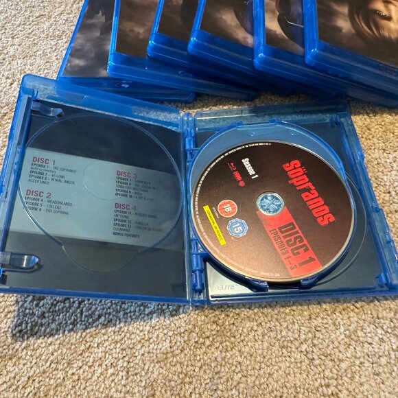 The Sopranos Complete Series Box Set Complete Blu-Ray Used - Picture 6 of 12